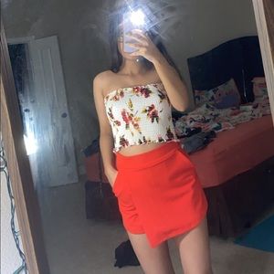 Red Skort NWT